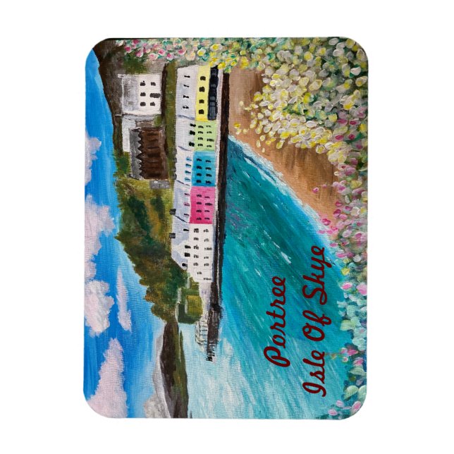Portree Isle of Skye Scotland     Magnet (Vertical)