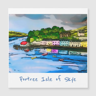 Portree Isle of Skye Scotland painting   