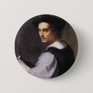 Portriat of a Young Man 2 Inch Round Button