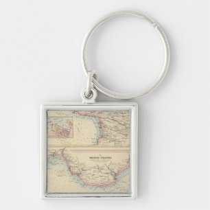Ports and Harbours on the South Coast of England 2 Keychain