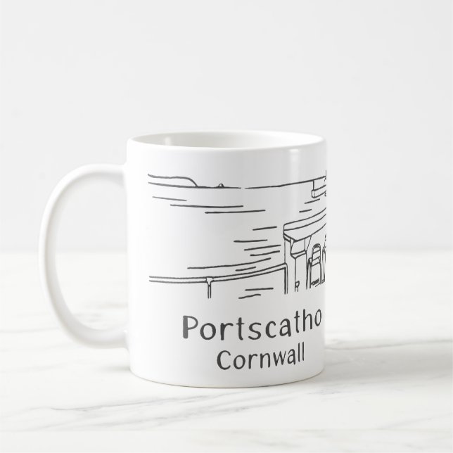 Portscatho Harbor Mug (Left)