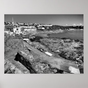 Portscatho Slipway Cornwall Poster