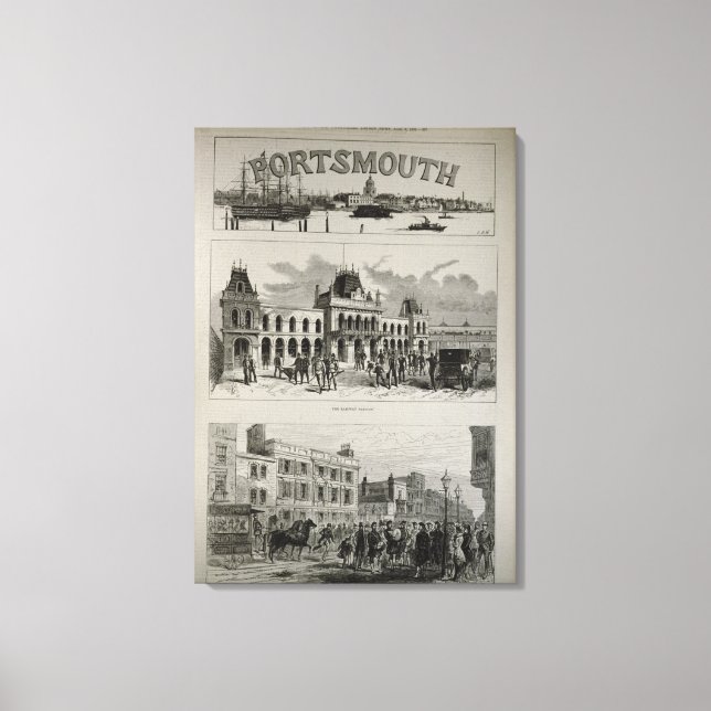 Portsmouth Canvas Print (Front)