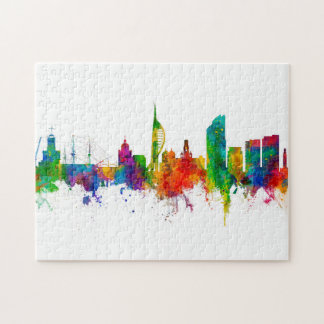 Portsmouth England Skyline Jigsaw Puzzle