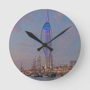 Portsmouth, Hampshire, England Round Clock