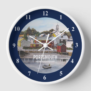 Portsmouth Harbour, New Hampshire Clock