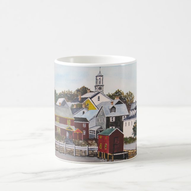 Portsmouth Harbour, New Hampshire Coffee Mug (Center)
