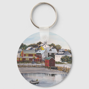 Portsmouth Harbour, New Hampshire Keychain