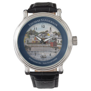 Portsmouth Harbour New Hampshire Painting Watch