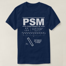 Portsmouth Int'l Airport at Peace PSM T-Shirt