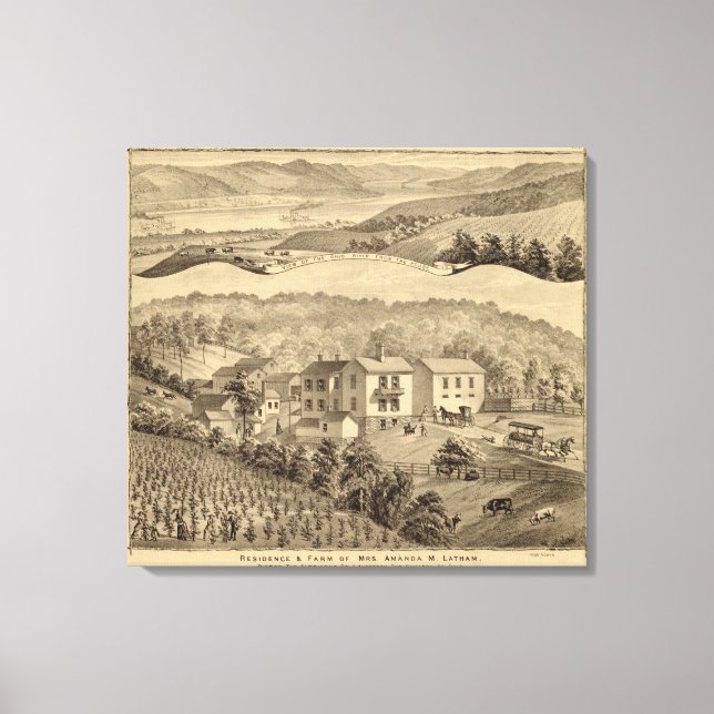 Portsmouth, Ohio Canvas Print (Front)