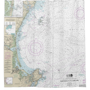 Portsmouth to Cape Ann Nautical Chart 13278