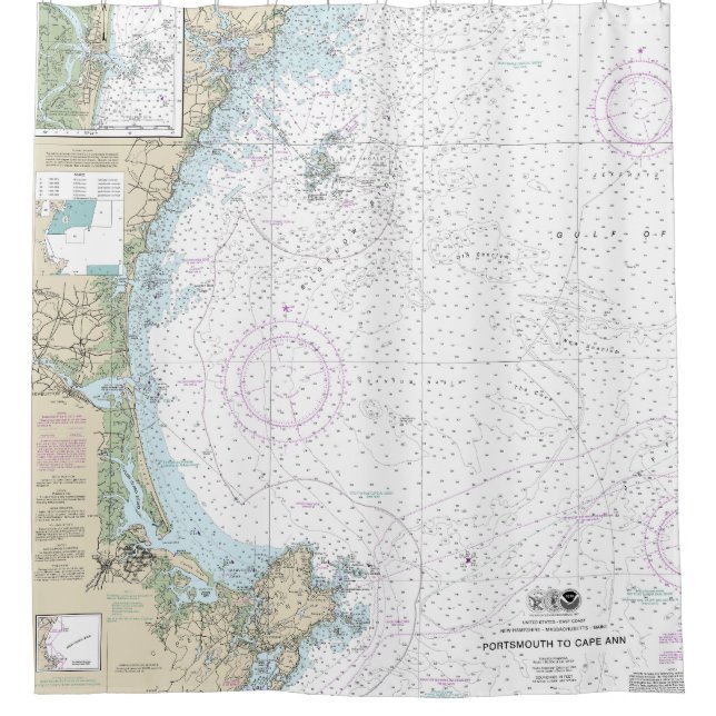 Portsmouth to Cape Ann Nautical Chart 13278 (Front)