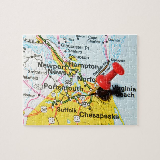 Portsmouth, Virginia Jigsaw Puzzle (Horizontal)