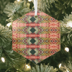 Portuense folk art glass ornament