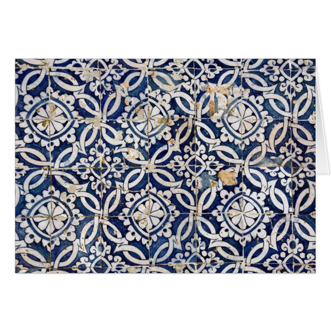 Portugais vintage Azulejo (Devant horizontal)
