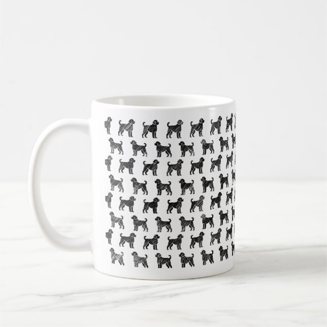 Portugais Water Dog Sketch Design Mug (Gauche)