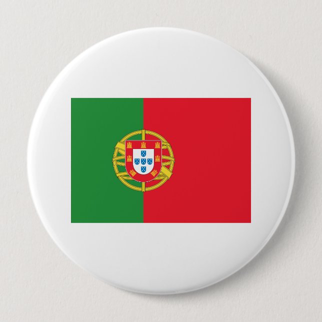 Portugal 4 Inch Round Button (Front)