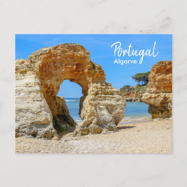 Portugal Algarve Beach Postcard (Front)