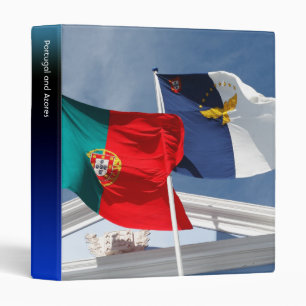 Portugal and Azores flags Binder