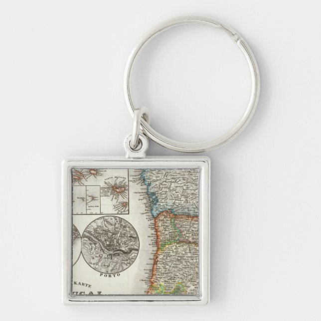 Portugal and Cape Verde Islands Keychain (Front)