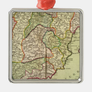 Portugal and Spain Metal Ornament
