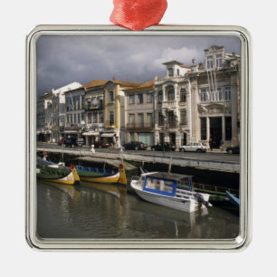 Portugal, Aveiro. Moliceiros (seaweed collecting Metal Ornament