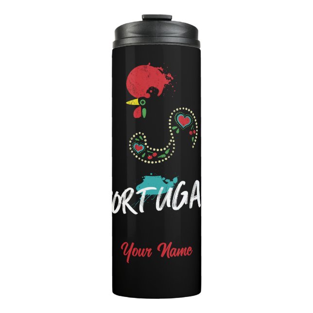 Portugal Barcelos rooster symbol Thermal Tumbler (Front)