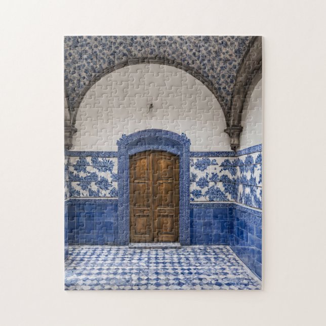 Portugal Blue Tiles Puzzle (Vertical)