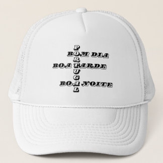 Portugal Bom Dia Boa Tarde Boa Noite Baseball Trucker Hat