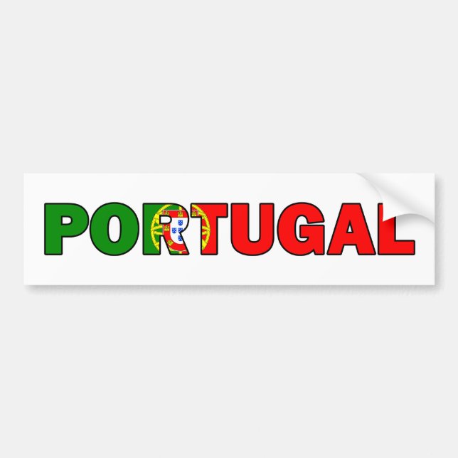 Portugal bumper sticker (Front)