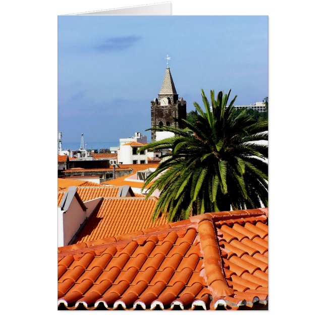 (Portugal) Carte des toits de terre cuite (Devant)