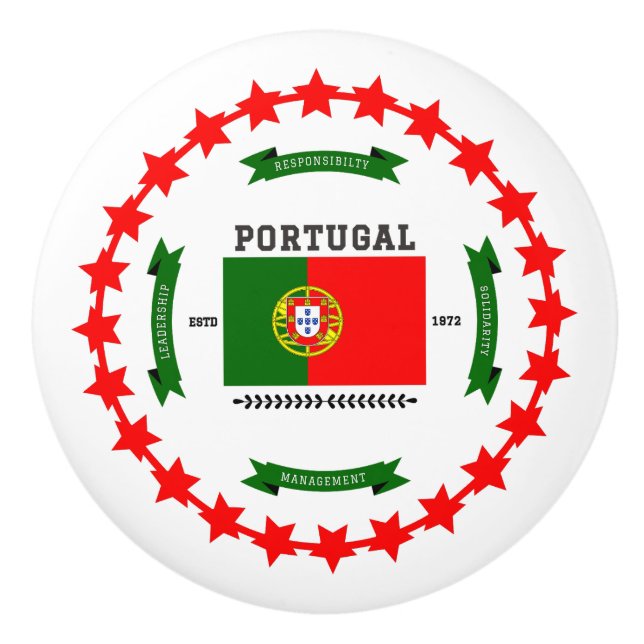 Portugal Ceramic Knob (Front)
