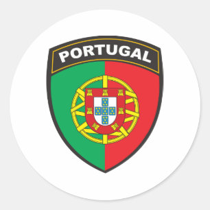 Portugal Classic Round Sticker