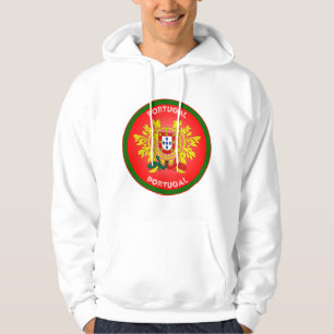 Portugal Coat of Arms Circle Shape Hoodie