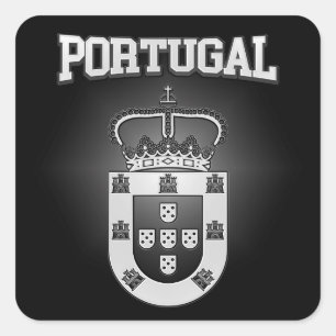 Portugal Coat of Arms Square Sticker
