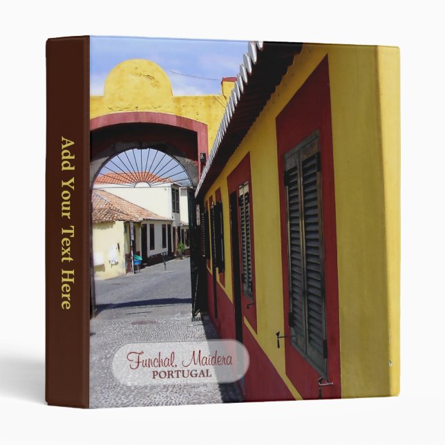 Portugal : Couleurs du Classeur de Funchal (Devant/Côté)