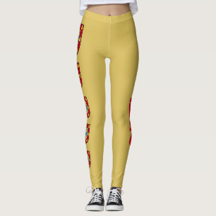 Portugal Crest Ladies Leggings