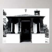Portugal : Cute White Church w/ Bell Print