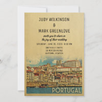 Portugal Faire-part de mariage River Douro