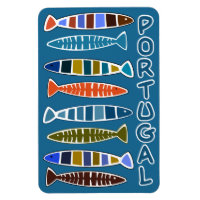 PORTUGAL Fish Pattern magnet
