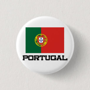 Portugal Flag 1 Inch Round Button