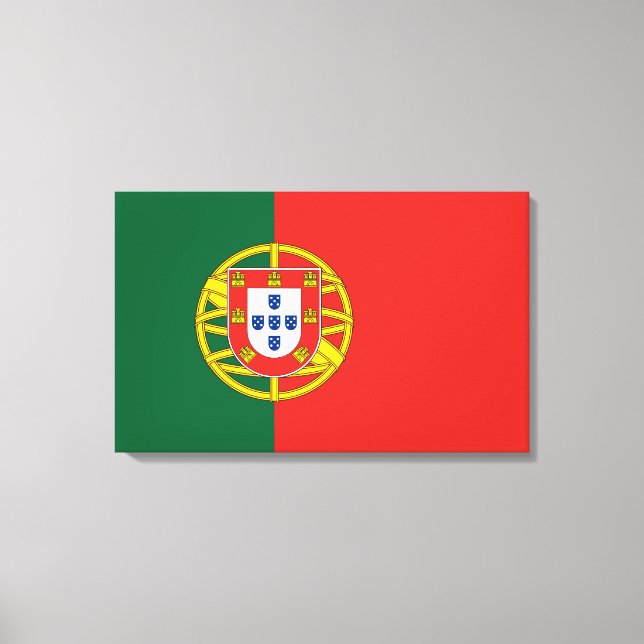 Portugal flag Bandeira De Portugal Canvas Print (Front)