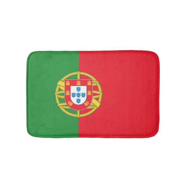 Portugal Flag Bath Mat (Front)