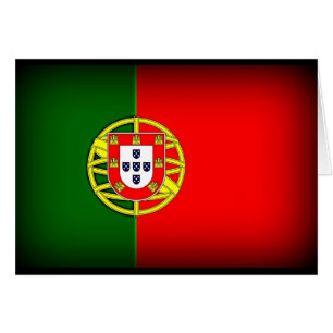 Portugal Flag Black Edge