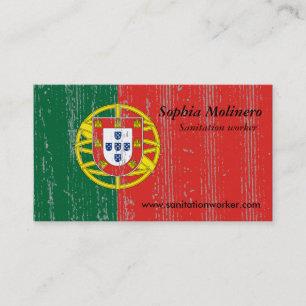 Portugal Flag Business Card