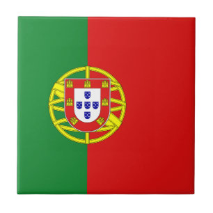 Portugal Flag Ceramic Tile