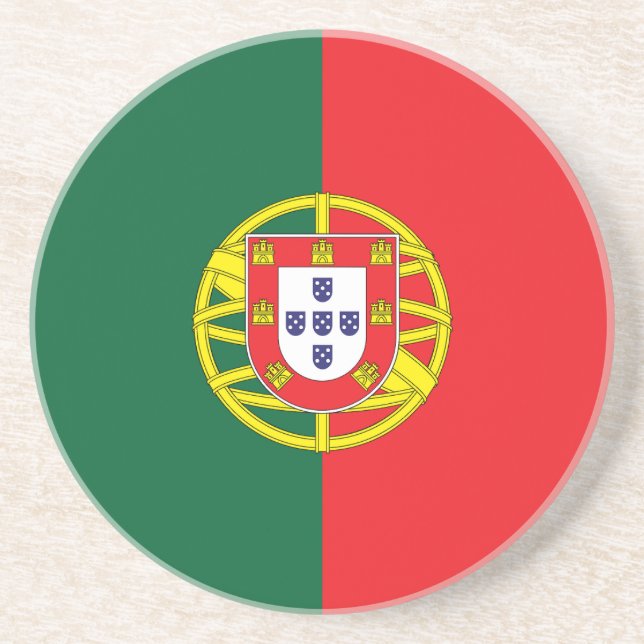 Portugal Flag Coaster (Front)
