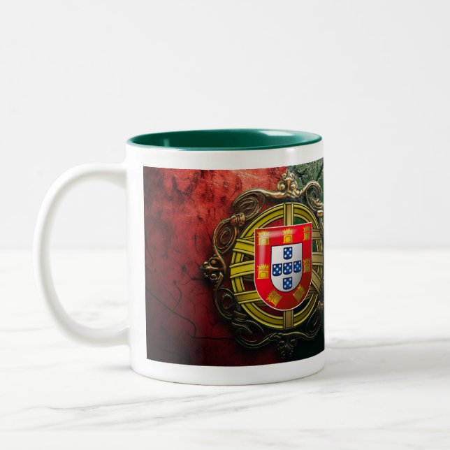 Portugal Flag Coffee Cup (Left)