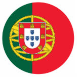 Portugal flag Cutout Photo Sculpture Keychain<br><div class="desc">Flags of the world's nations in high resolution for you to display with pride.</div>